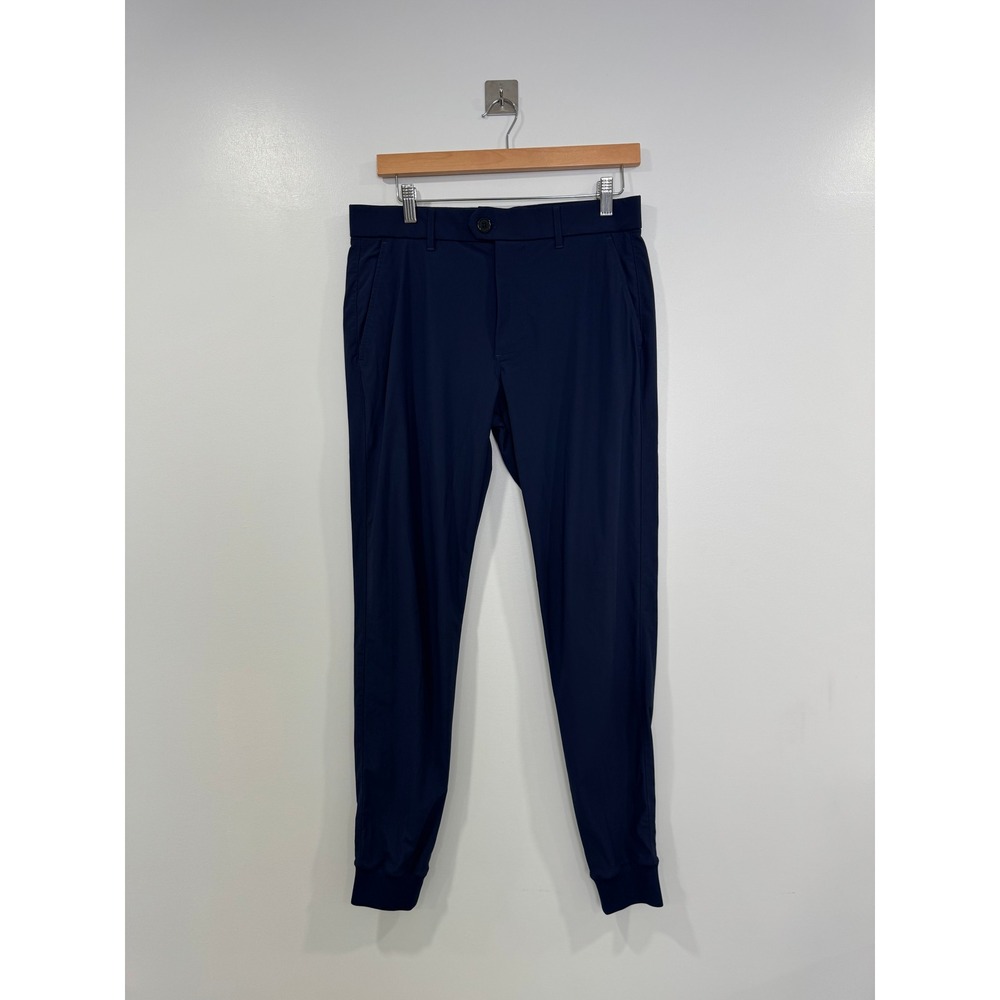 Greyson Men Blue Montauk Jogger Golf Pants Tapered Stretch Size 30